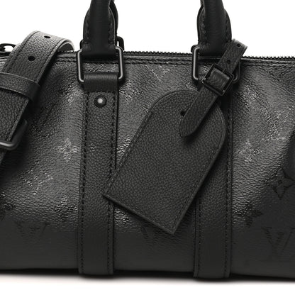 Louis Vuitton Monogram Midnight Keepall Bandouliere 25 Black 6 of 8