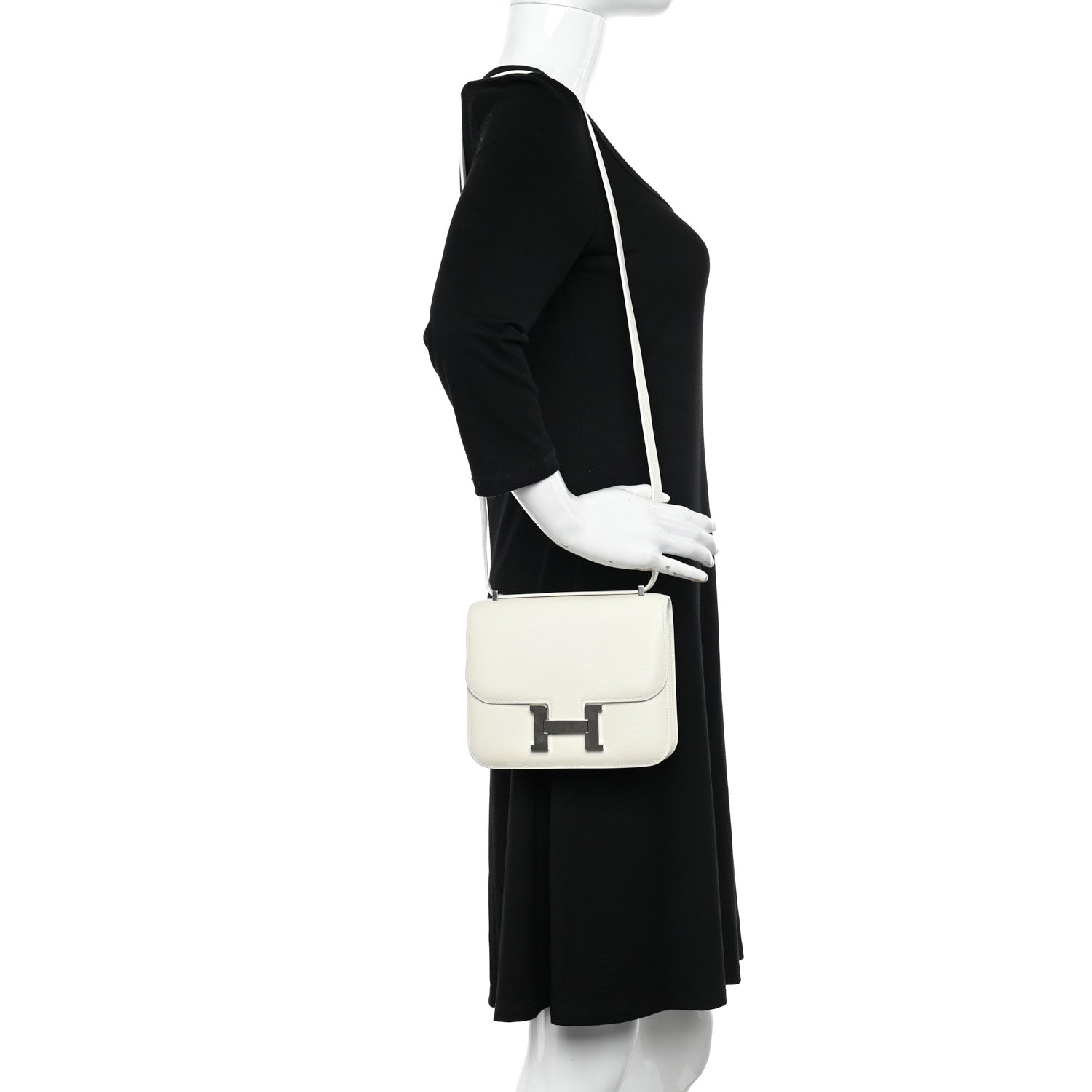 Hermes Evercolor Constance 18 White 2 of 14