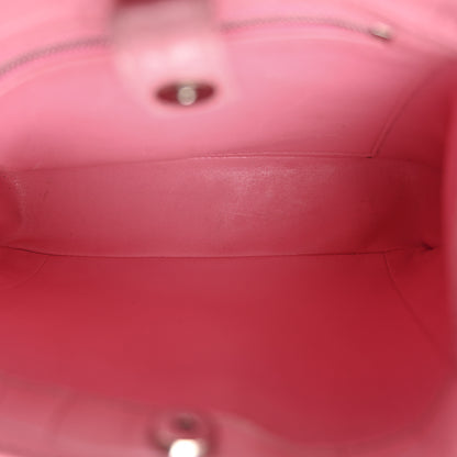 Balenciaga Shiny Super Supple Calfskin Crocodile Embossed Small XX Bag Sweet Pink 5 of 10