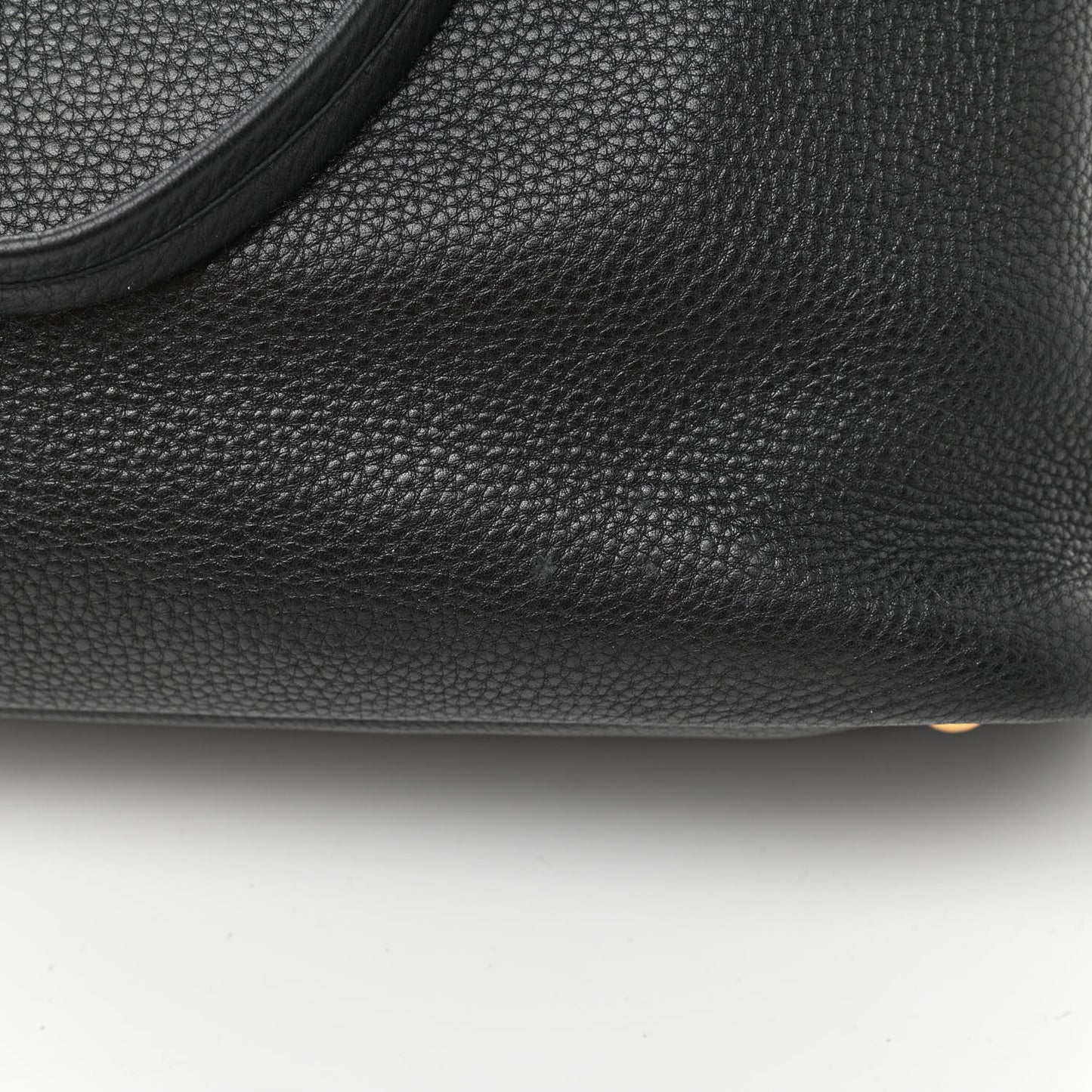 Vitello Daino Side Zip Tote Black
