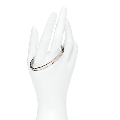 Bulgari 18K Rose Gold Stainless Steel B.Zero1 Cuff Bracelet SM 2 of 4