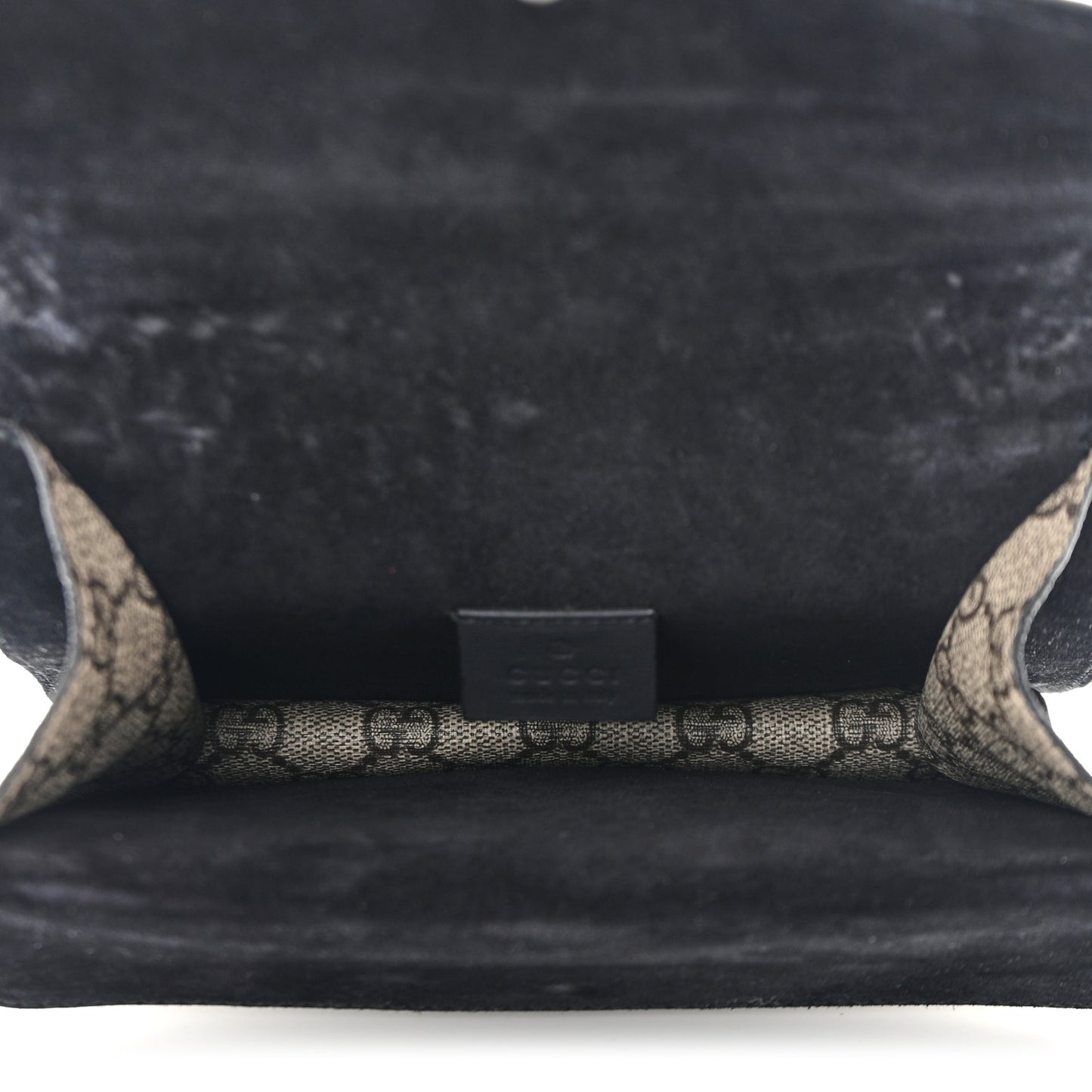 GG Supreme Monogram Mini Dionysus Shoulder Bag Black