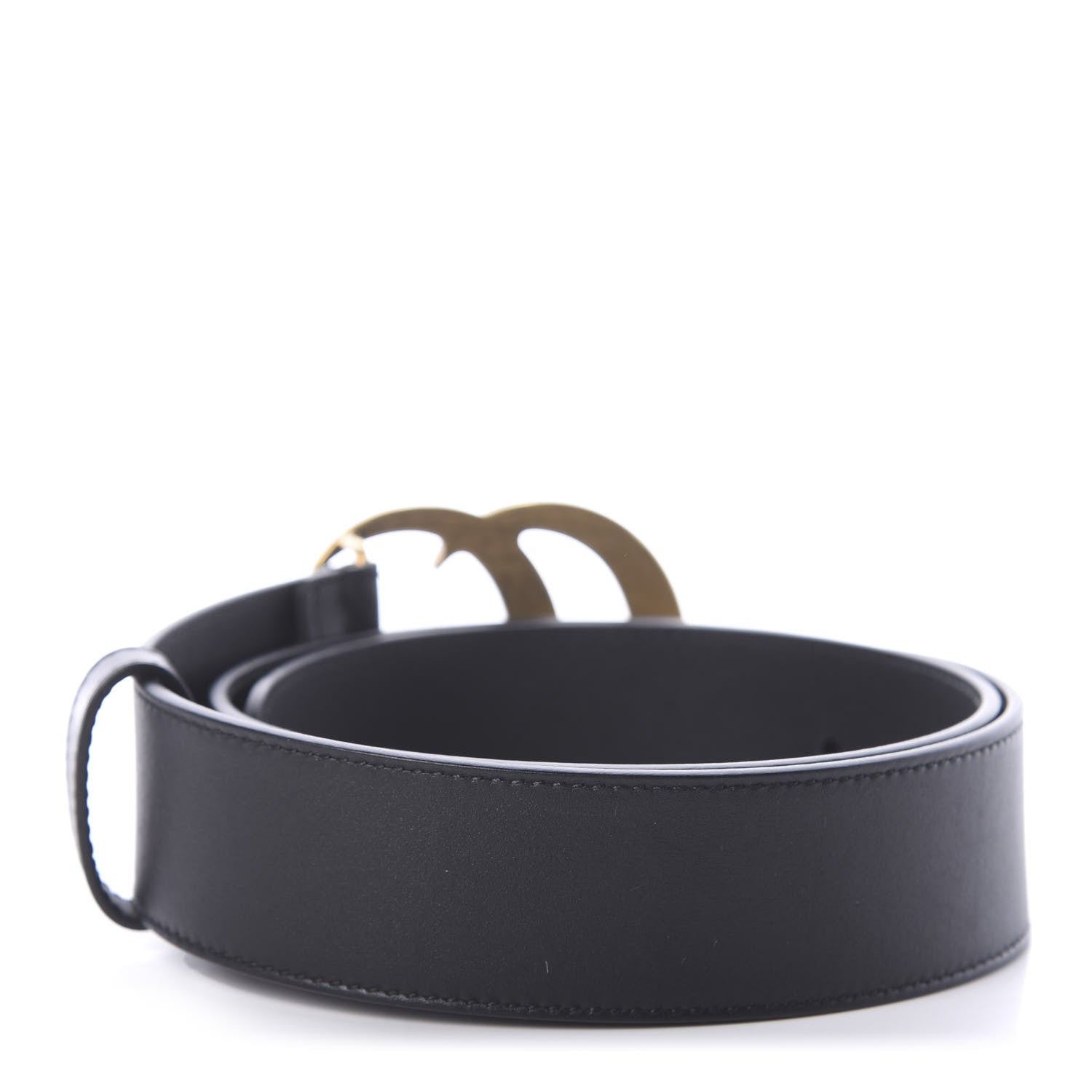 Gucci Calfskin Double G 40mm Belt 75 30 Black 2 of 5