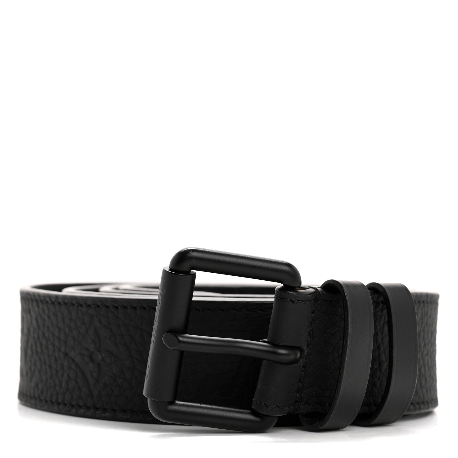 Louis Vuitton Taurillon Monogram Signature 35 MM Chain Belt 110 44 Black 1 of 9