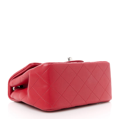 Chanel Lambskin Quilted Mini Square Flap Red 4 of 11