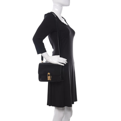 Saint Laurent Patent Calfskin Carre Satchel Black 2 of 10
