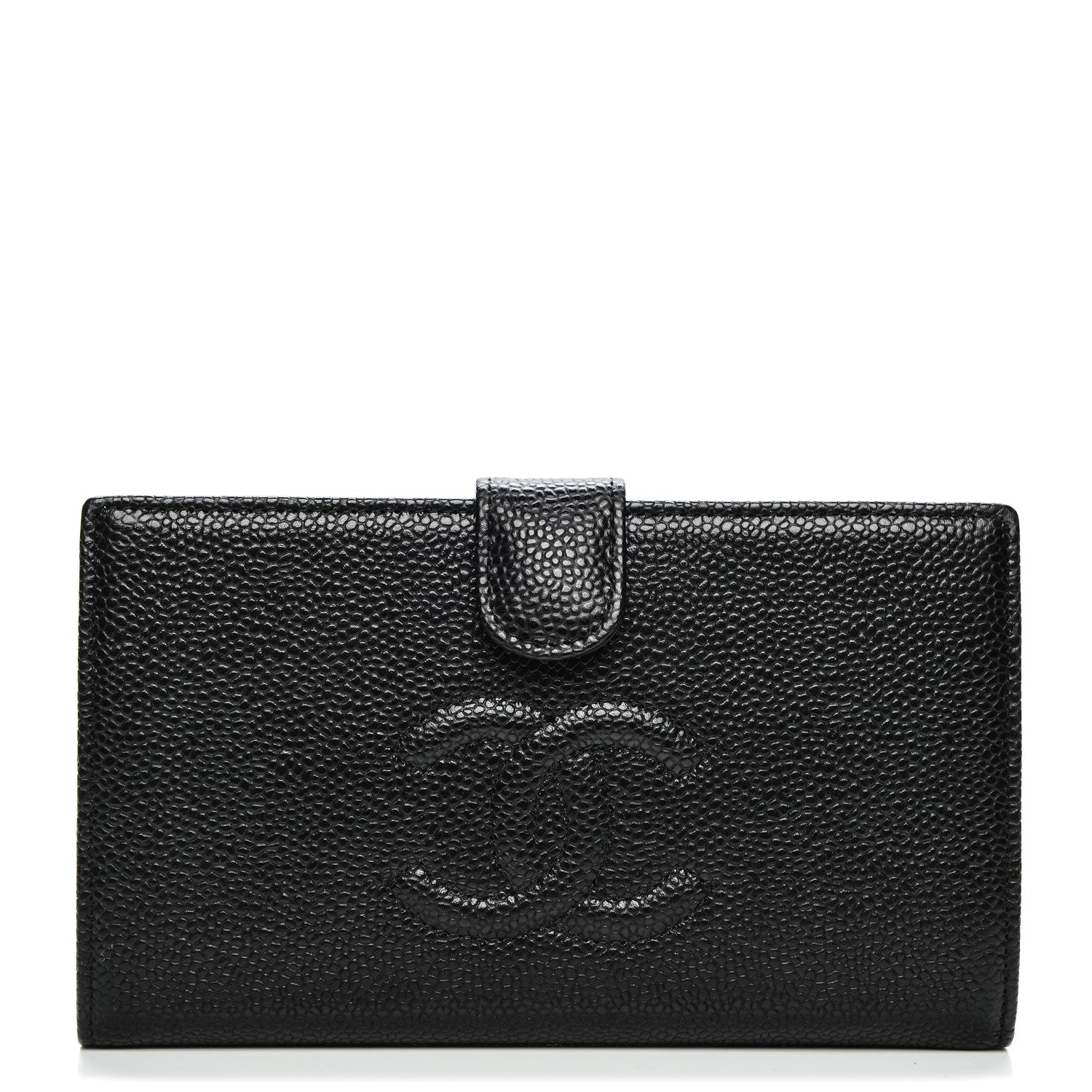 Chanel Caviar Timeless CC French Wallet Black 1 of 8