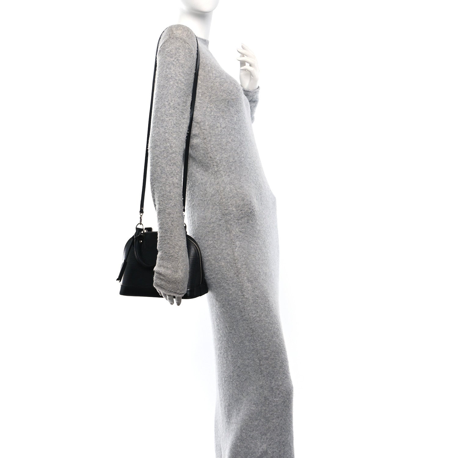 Louis Vuitton Epi Alma BB Black 2 of 11