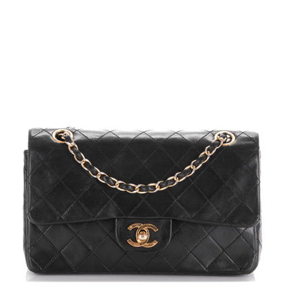 Chanel Lambskin Quilted Small Double Flap Black 1 of 9