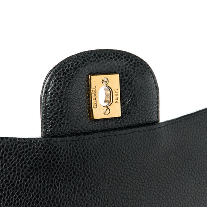 Chanel Caviar Quilted Maxi Single Flap Black 7 of 12