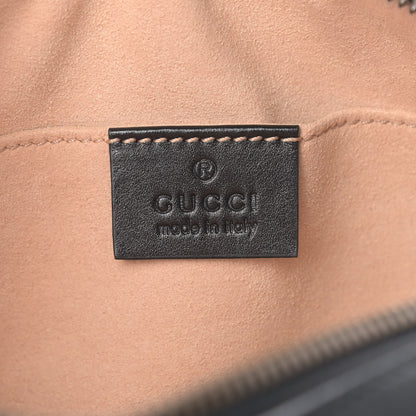 Gucci Calfskin Matelasse GG Marmont Belt Bag 85 34 Black 6 of 9