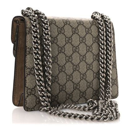 Gucci GG Supreme Monogram Mini Dionysus Shoulder Bag Taupe 3 of 11