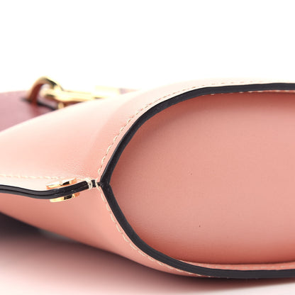 Chloe Shiny Calfskin Goatskin Mini Aby Bi-Color Bucket Fallow Pink 7 of 8