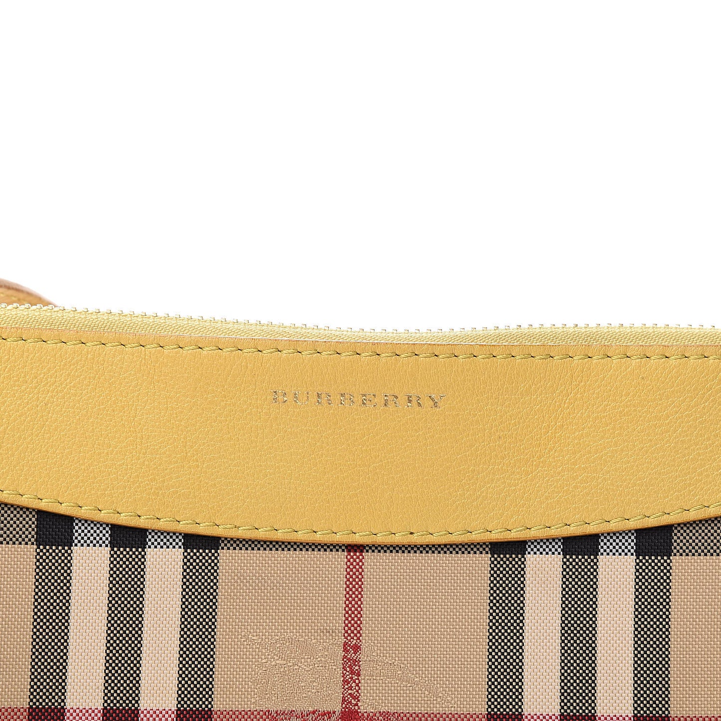 Horseferry Check Peyton Crossbody Clutch Bag Yellow