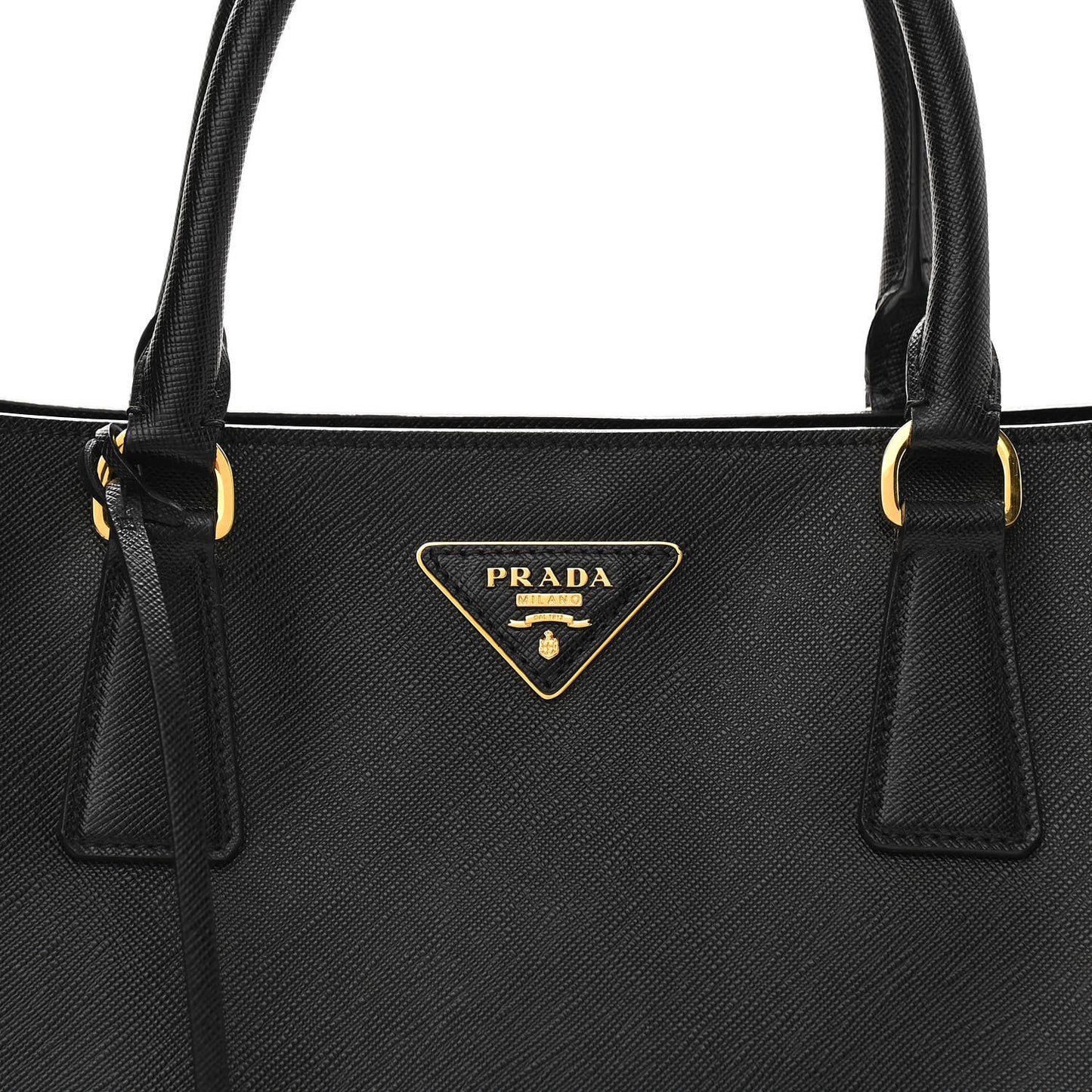 Saffiano Lux Large Tote Black