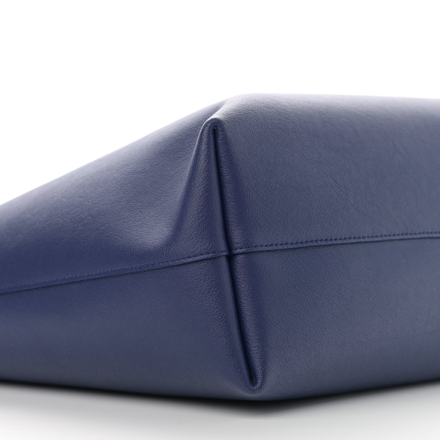 Calfskin Large Shopping Tote Saphir