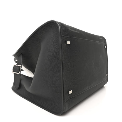 The Row Matte Grained Calfskin Soft Margaux 15 Black 8 of 9