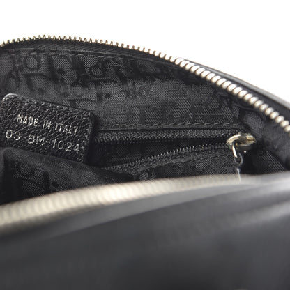 Christian Dior Calfskin Logo Charms Boston Black 9 of 10