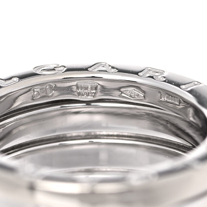 Bulgari 18K White Gold B.Zero1 Four-Band Ring 50 5.25 4 of 6