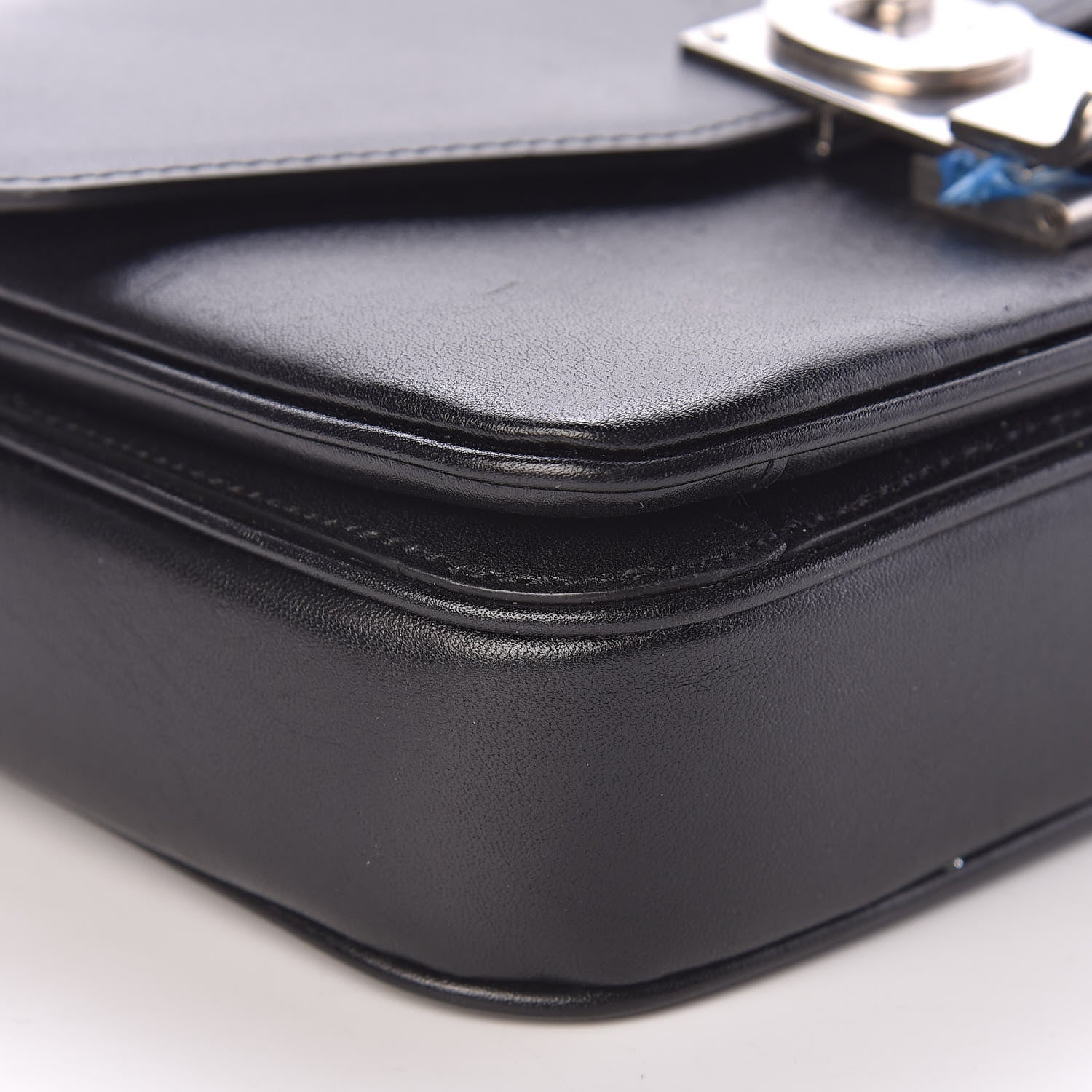 Celine Shiny Calfskin Small C Bag Black 13 of 15