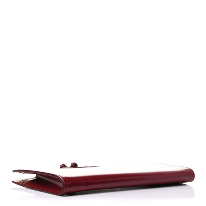 Alexander McQueen Calfskin Knuckle Flat Clutch Oxblood 4 of 10