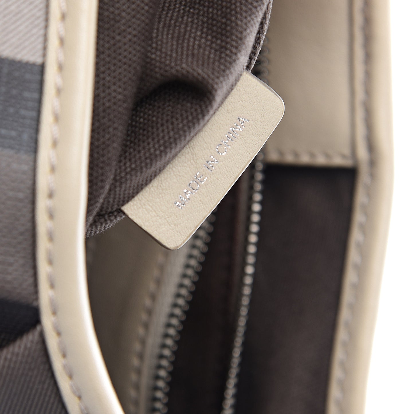 Smoked Check Small Northfield Tote Trench