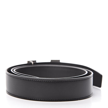 Hermes Box Swift 32mm H Belt 85 Black Plomb 3 of 6