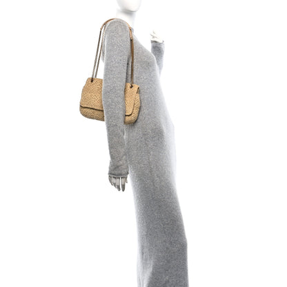 Saint Laurent Raffia Monogram Medium Jamie Natural Avorio 2 of 10