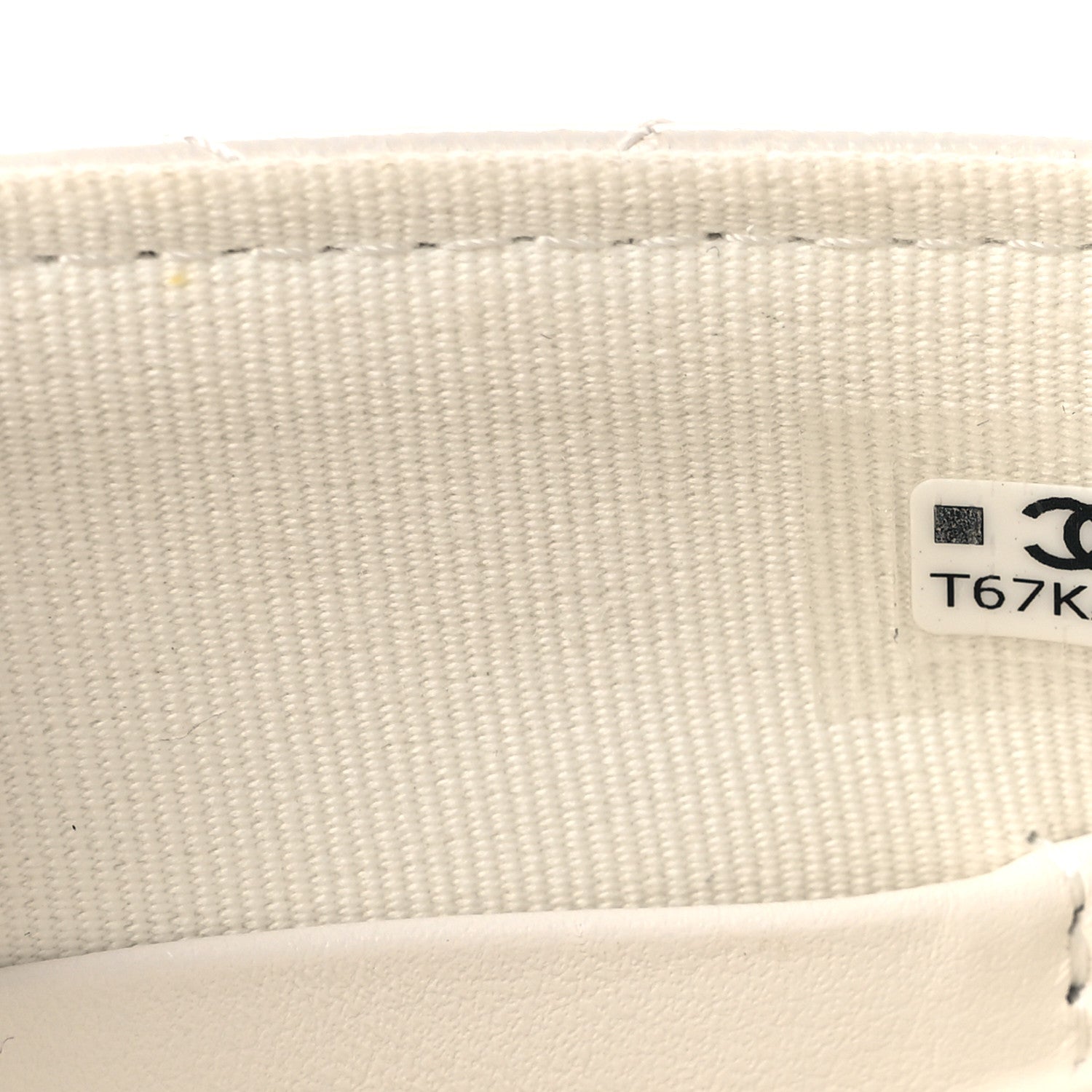 Chanel Shiny Lambskin Flap Clutch With Chain White 7 of 13