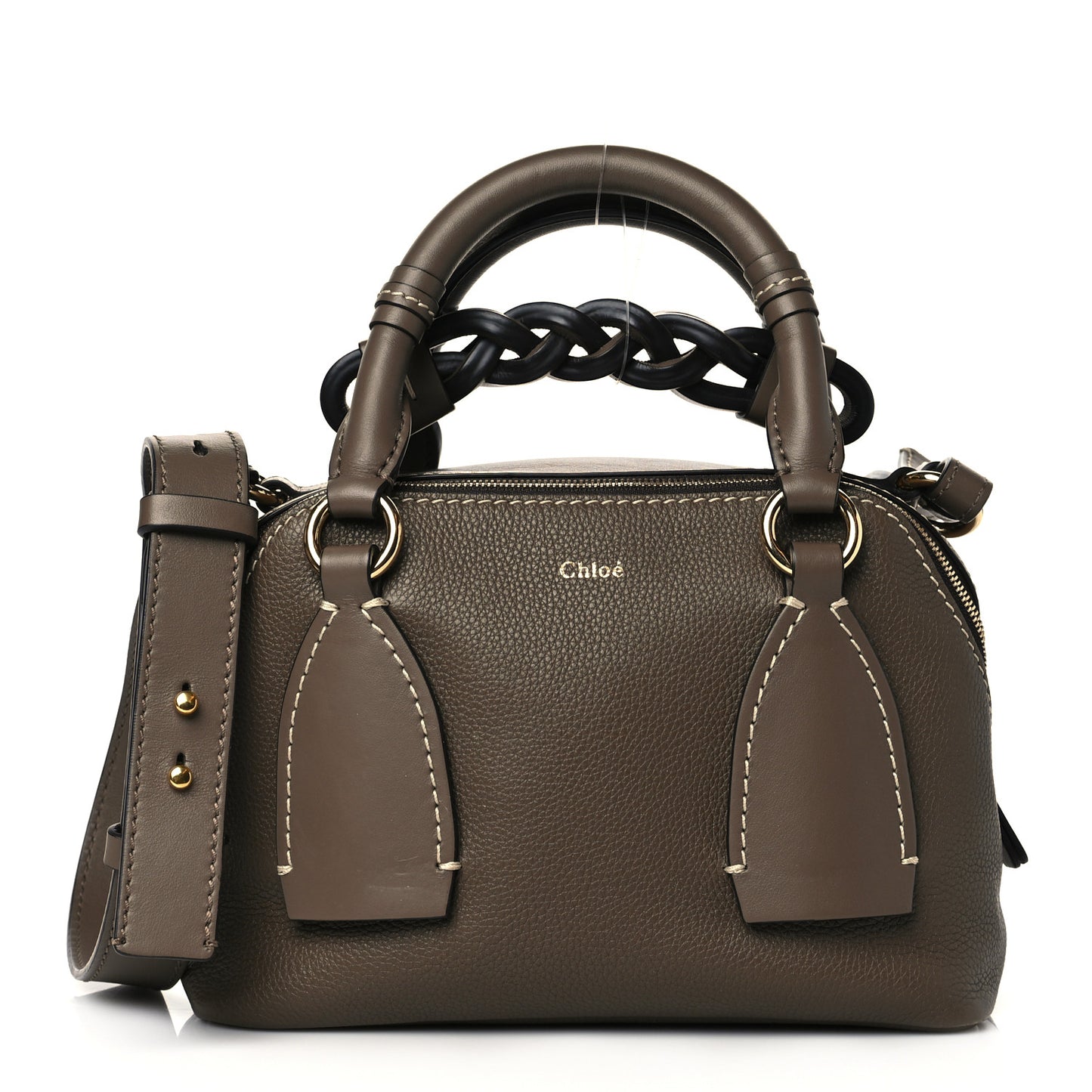 Calfskin Small Daria Army Green