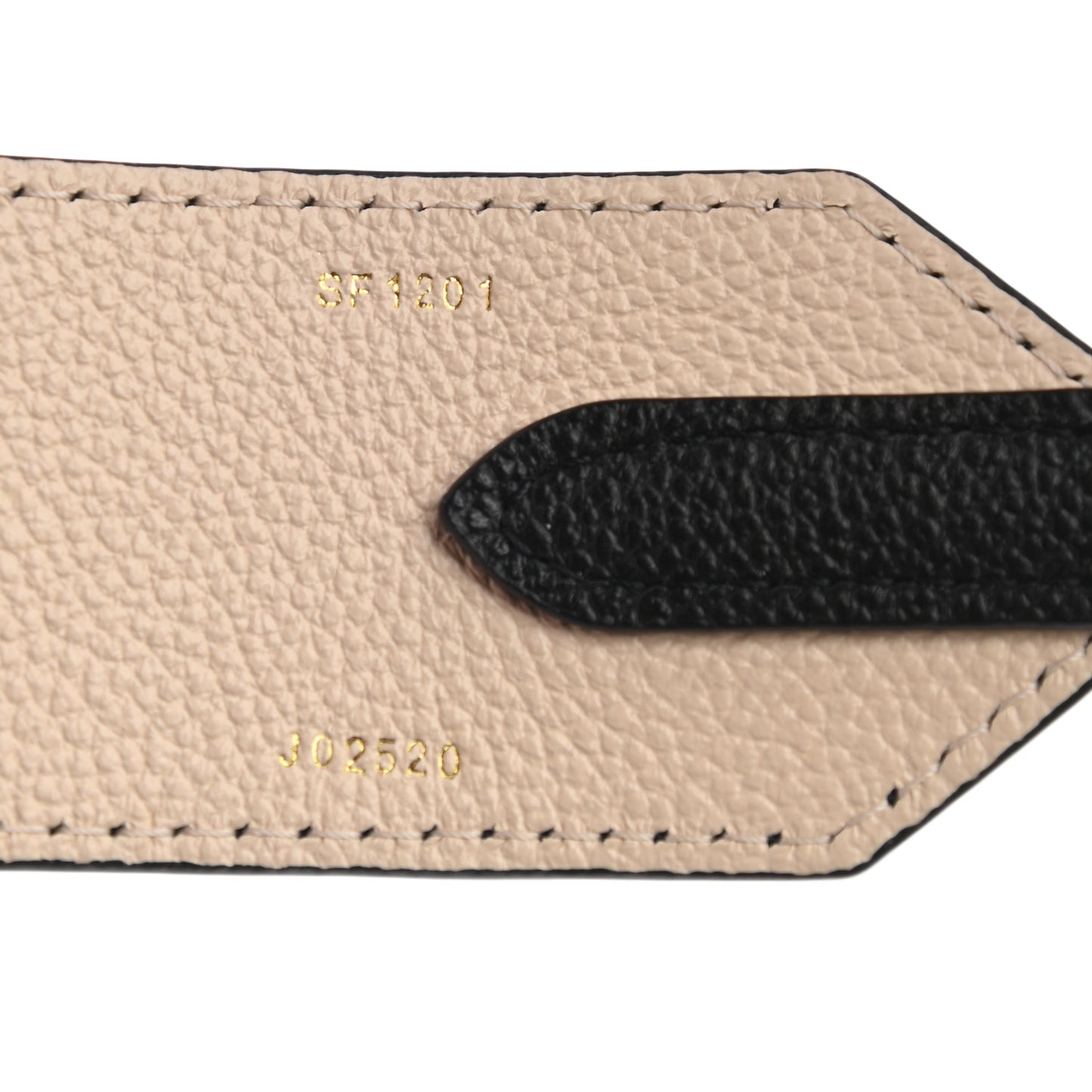 Empreinte Monogram Bandouliere Shoulder Strap Black Beige