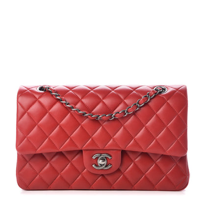 Chanel Lambskin Quilted Medium Double Flap Red 1 of 8