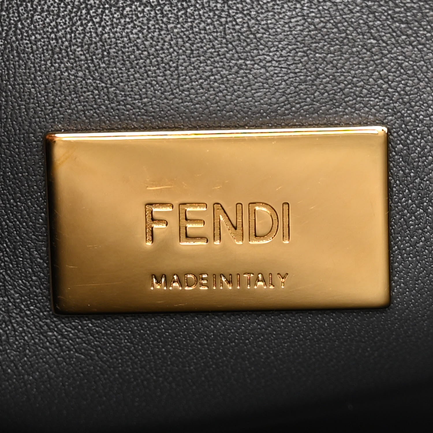 Fendi Vitello Tahiti Burro Medium Peekaboo Iconic Essentially Satchel Nocciola Asfalto Cast 6 of 14