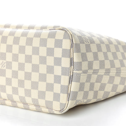 Louis Vuitton Damier Azur Neo Neverfull MM Rose Ballerine 7 of 20
