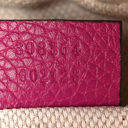 Gucci Cellarius Calfskin Small Soho Disco Bag Bright Bouganville 7 of 11