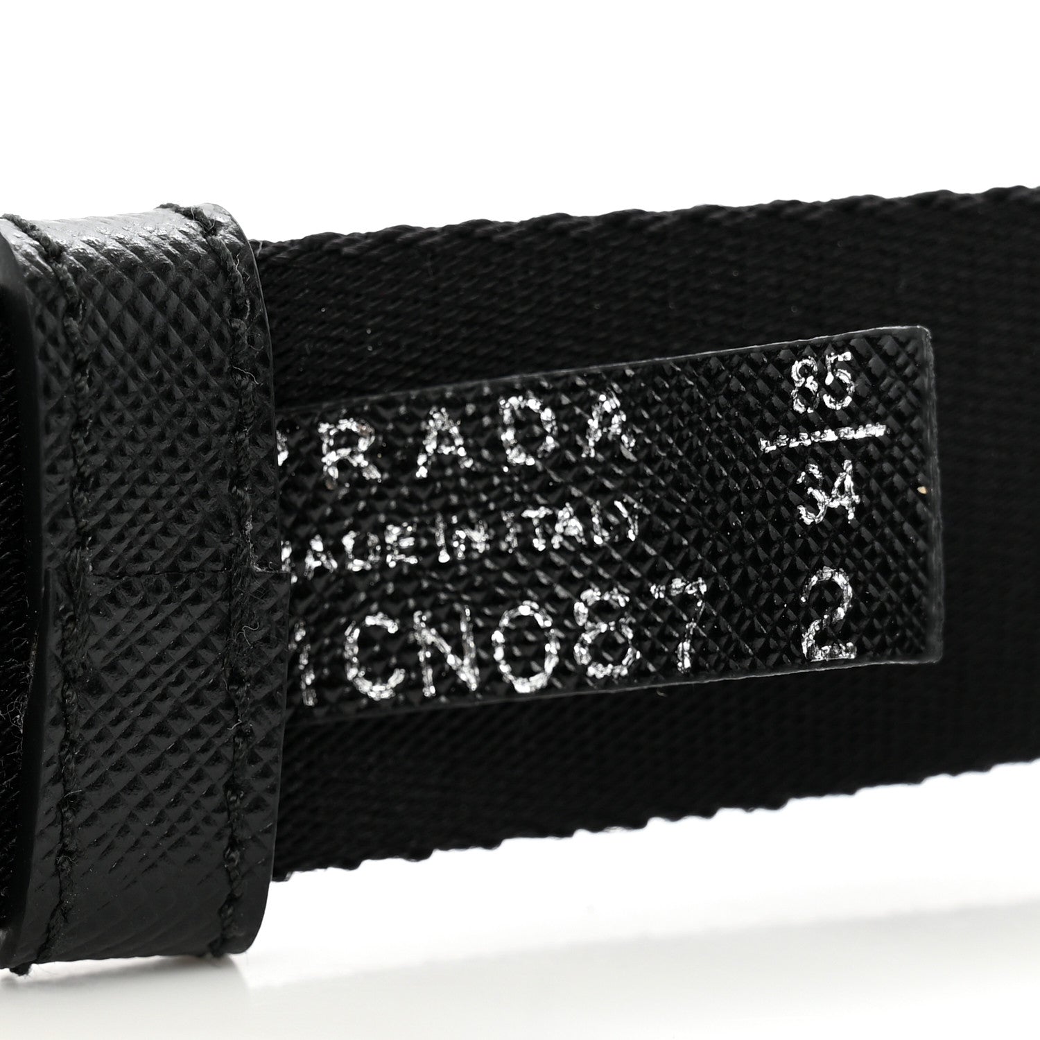 Prada Re-Nylon Belt With Triangle Pouch 85 34 Black 7 of 12