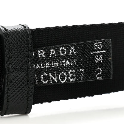 Prada Re-Nylon Belt With Triangle Pouch 85 34 Black 7 of 12
