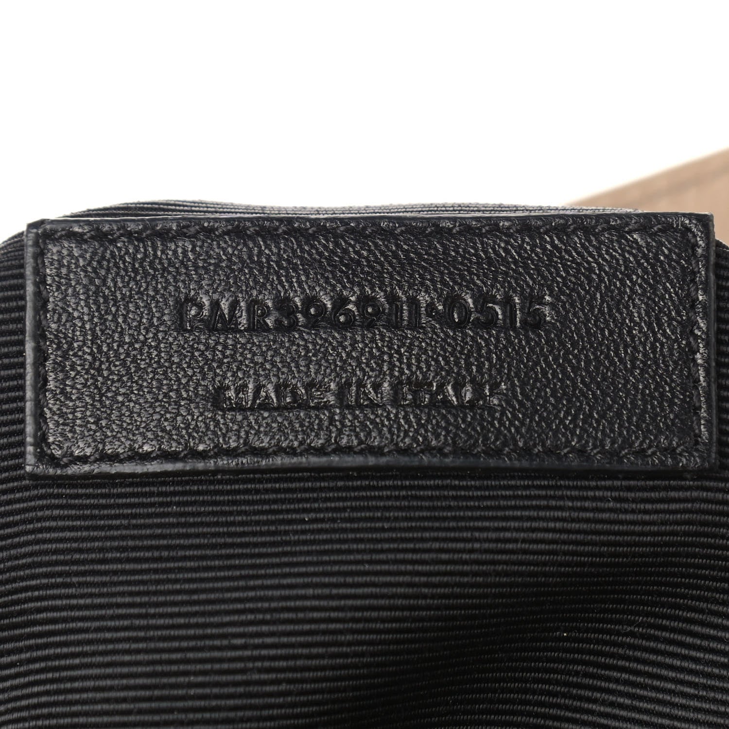 Saint Laurent Grain De Poudre Matelasse Chevron Monogram Shopping Bag Nude Powder 8 of 15