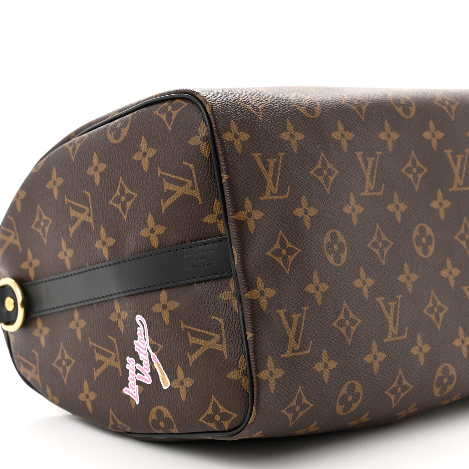 Louis Vuitton Monogram My World Tour Speedy Bandouliere 30 Black 8 of 10