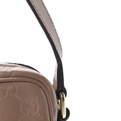 Gucci Guccissima Small Shoulder Bag Rose Beige 8 of 12