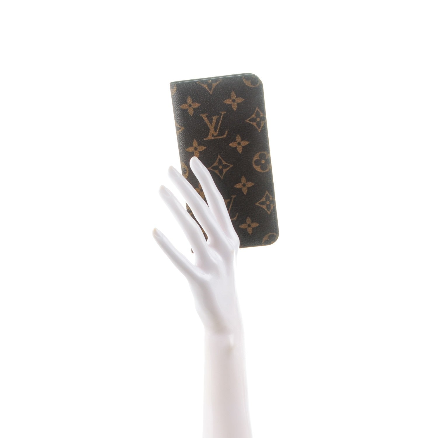 Louis Vuitton Monogram iPhone 6 Plus Folio Case Brown 2 of 7
