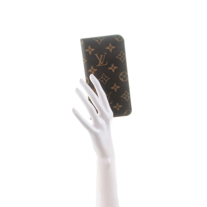 Louis Vuitton Monogram iPhone 6 Plus Folio Case Brown 2 of 7