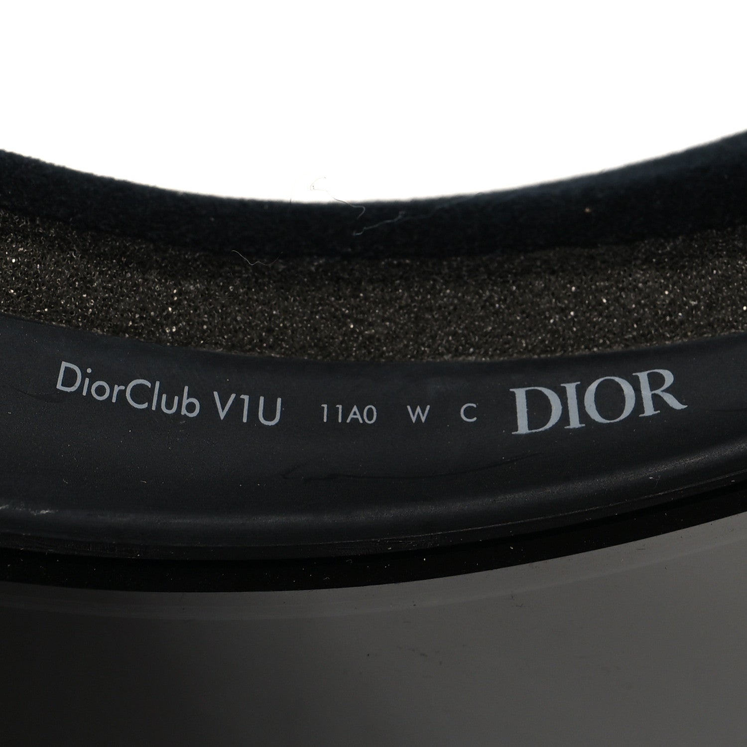 Christian Dior Mirrored DiorClubV1U Sun Visor Black 7 of 8