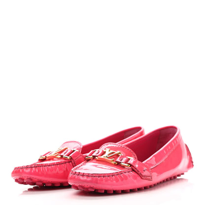 Louis Vuitton Patent Calfskin Oxford Loafers 39.5 Rose Indien 3 of 8