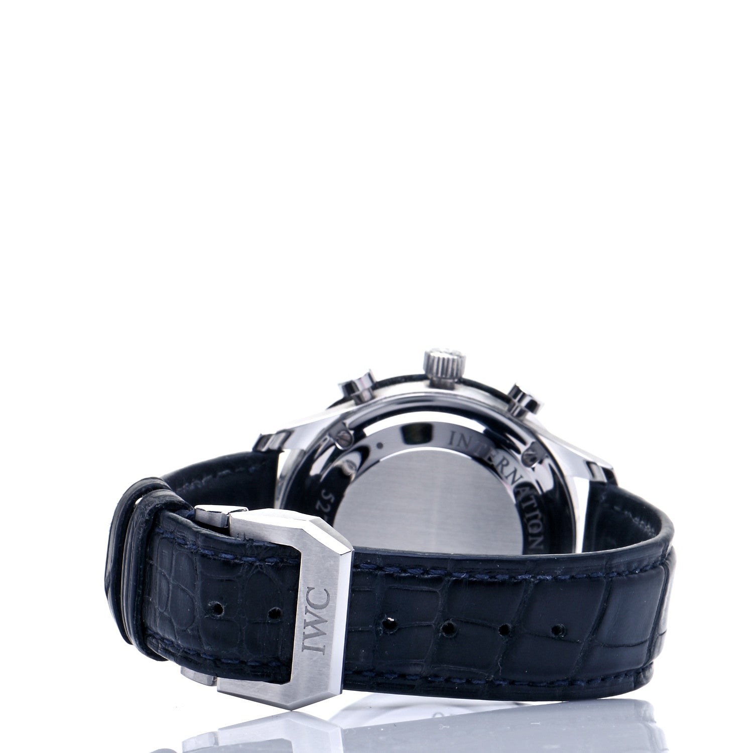 IWC Stainless Steel Alligator 41mm Portugieser Chronograph Automatic Watch IW371417 2 of 14