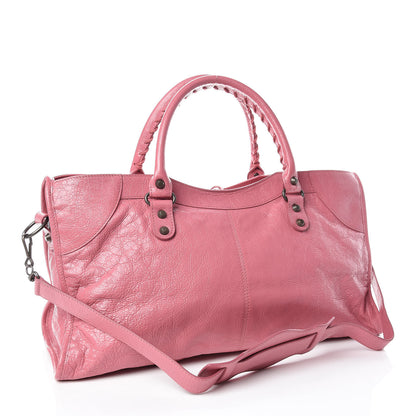 Balenciaga Agneau Classic Hardware Part Time Rose Hortensia 3 of 9