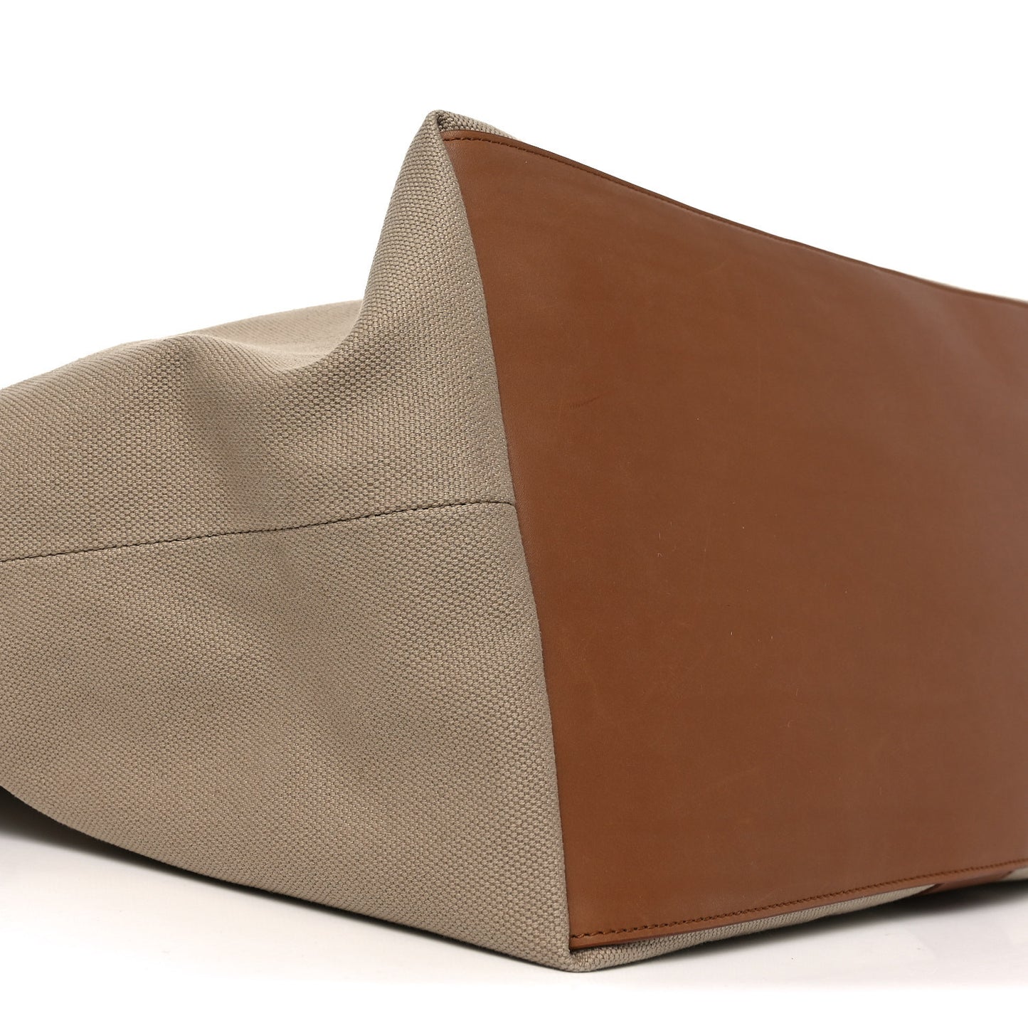 Canvas Calfskin Y Tote Desert Dust Brick