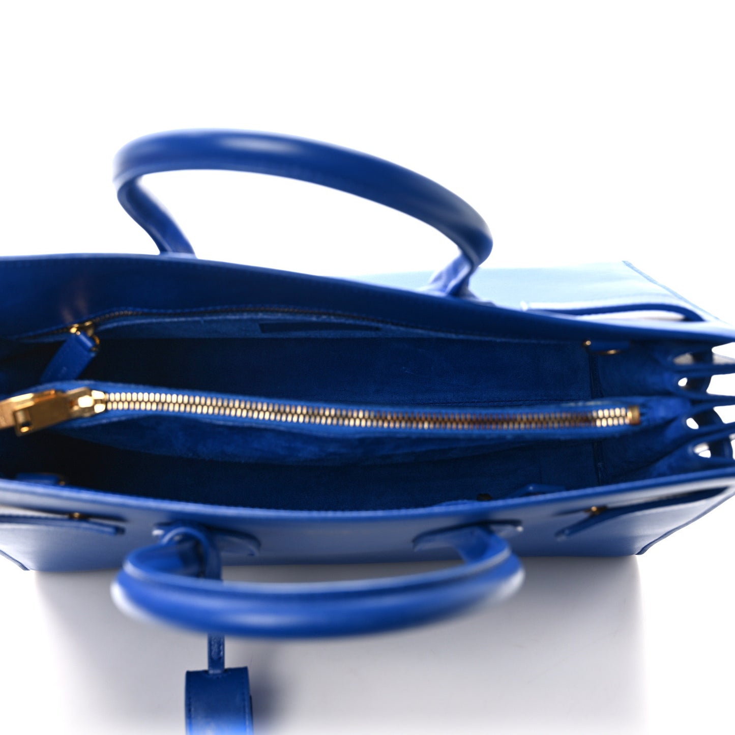 Calfskin Small Sac De Jour Royal Blue