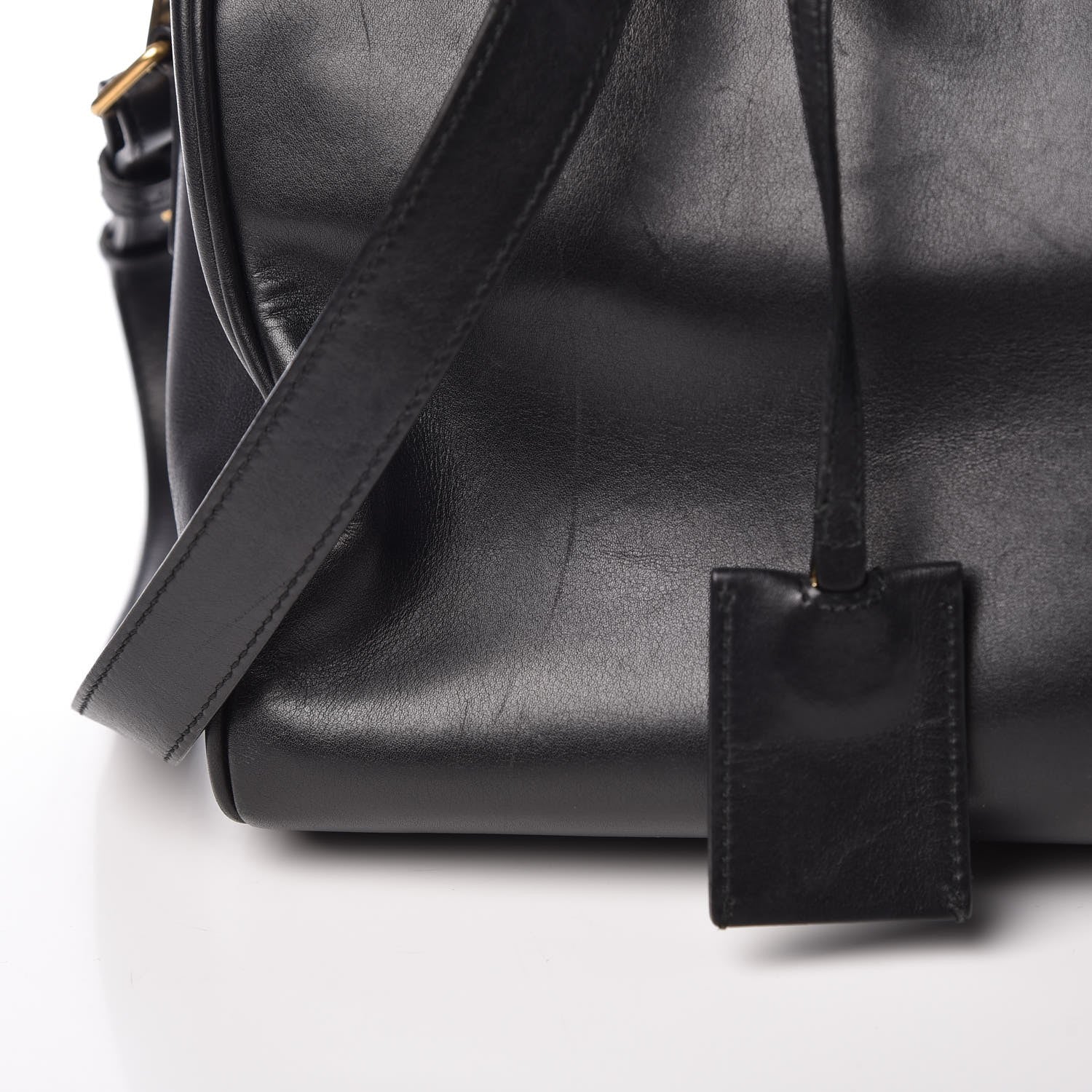 Saint Laurent Calfskin Classic Duffle 6 Black 10 of 10