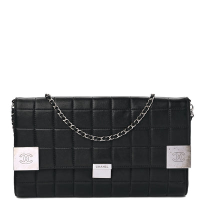 Chanel Lambskin Chocolate Bar Flap Black 1 of 11